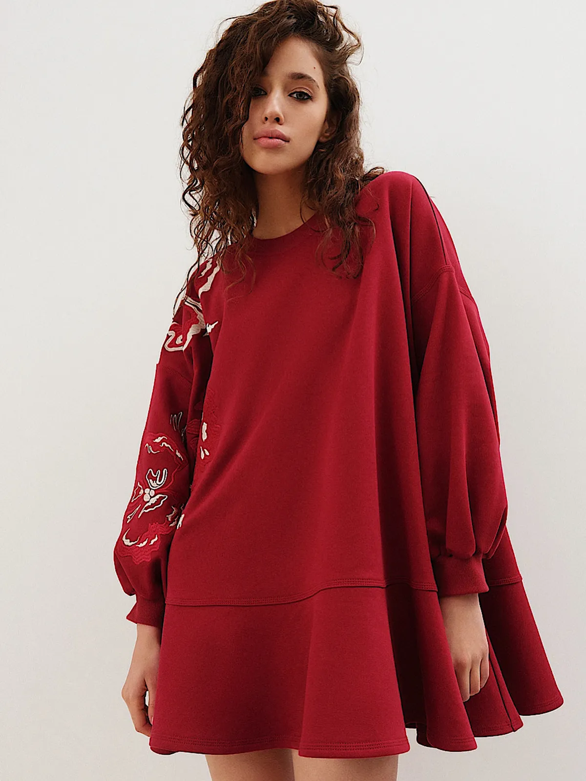 DRESS FLOWERS ON MARS (Red)