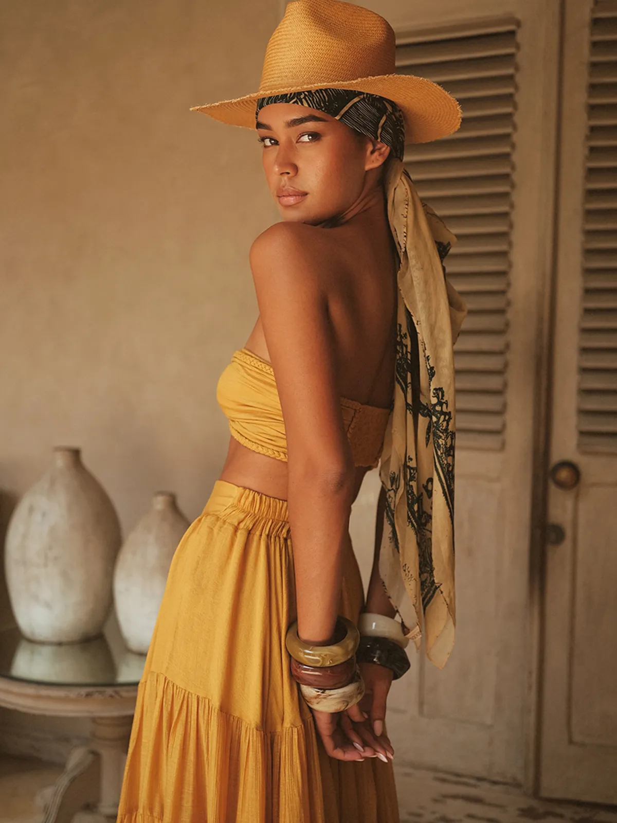 Straw Fedora Sand – 4