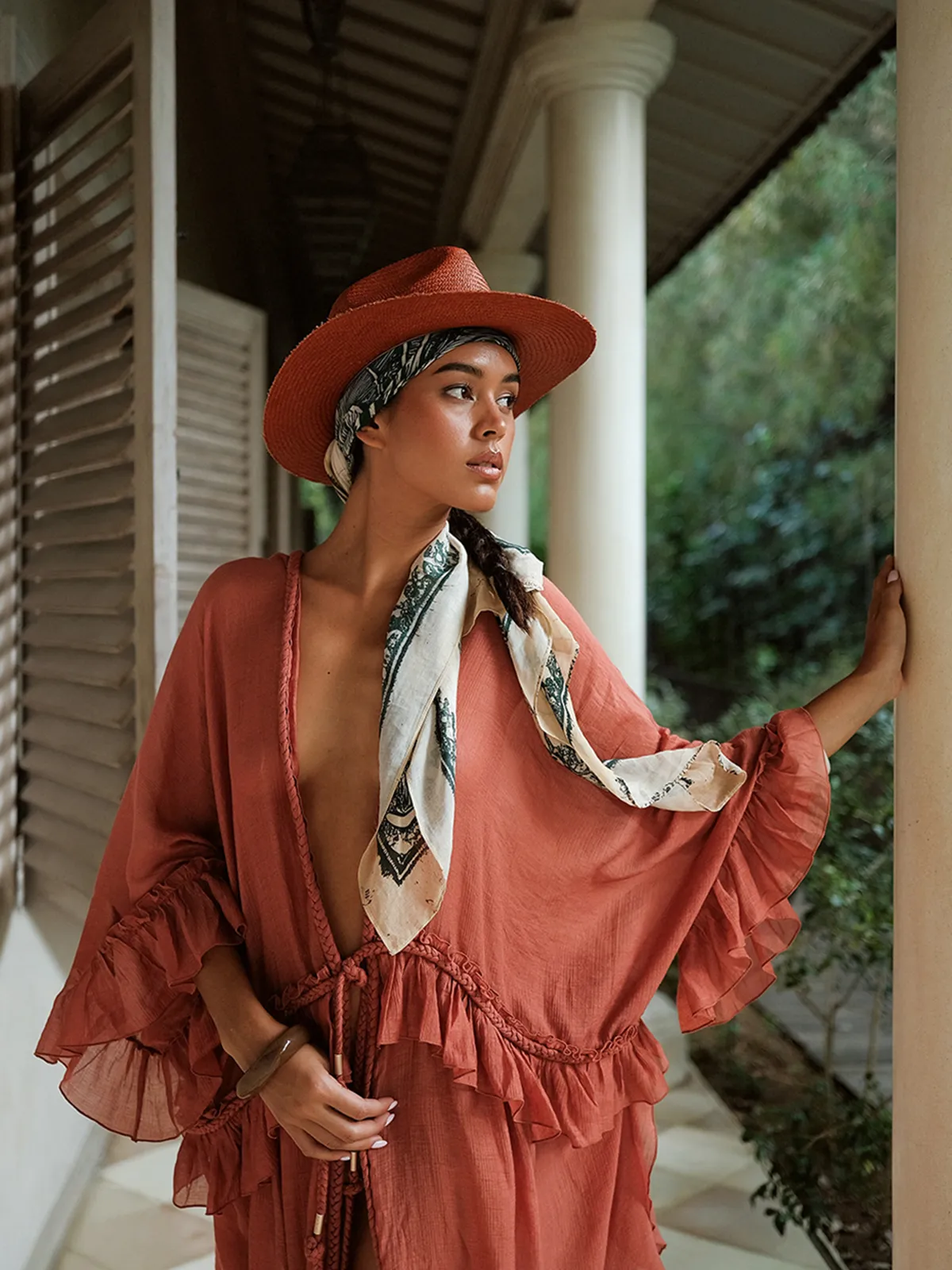 Straw Fedora Clay – 4