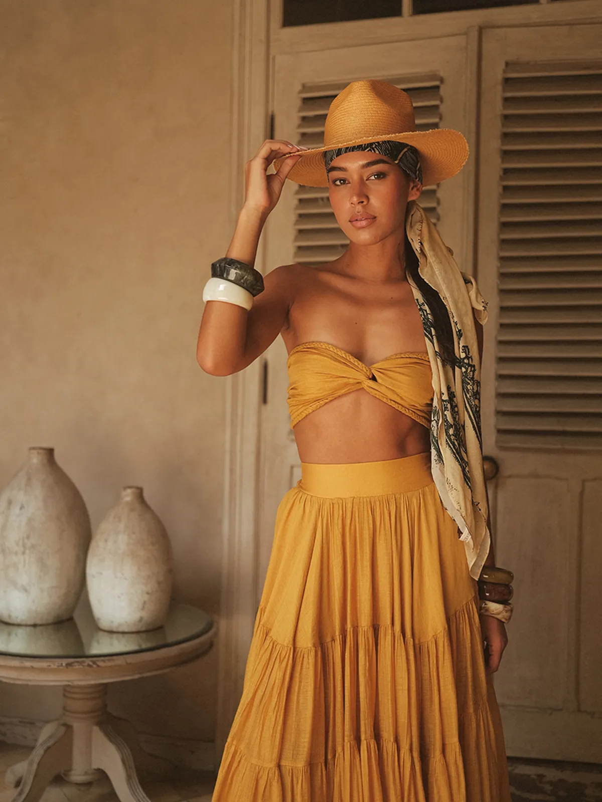 Straw Fedora Sand – 6